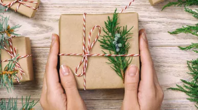 Festive employee holiday gift