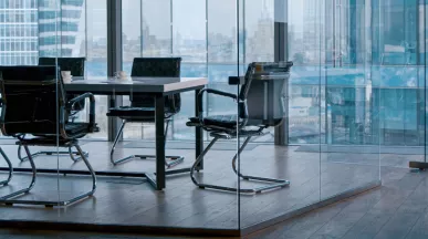 An empty office with no employees